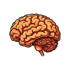 Design a vector illustration depicting the neurological effects of Alzheimer's disease on the brain, showcasing neuronal loss and cognitive decline.