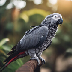 Obraz premium African Grey Parrot