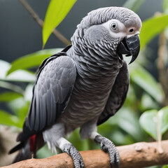 Obraz premium African Grey Parrot