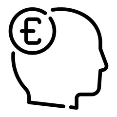 euro line icon