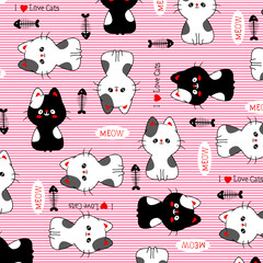 Abstract  cat  background suitable for home decore and wallpaper purpose

