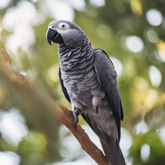 Fototapeta premium African Grey Parrot