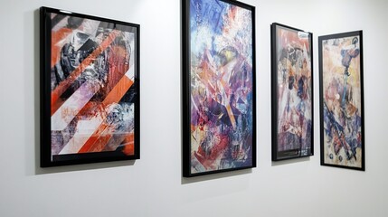 Fototapeta premium Abstract Expressionism: A Vibrant Gallery of Modern Art