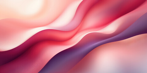 Obraz premium A vibrant abstract wave pattern in hues of pink and purple, creating a soothing and elegant visual flow.