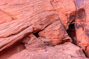 A rock with a hole in it