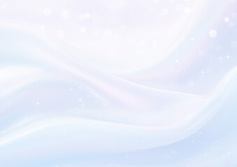 柔らかな光と水色の布地背景イメージ