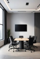Modern Minimalist Conference Room Interior Design