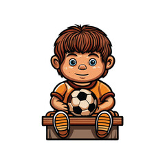 Generate a photorealistic image of a freckled boy doll with short, tousled brown hair,  lifelike details, and expressive eyes.