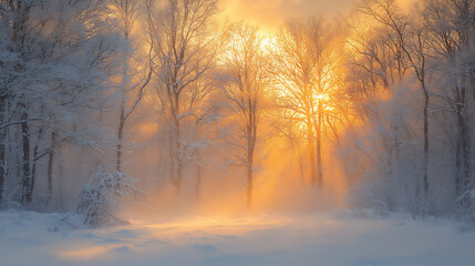  enchanted snowy forest