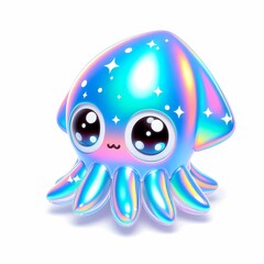 Charming squid in Holographic Colors