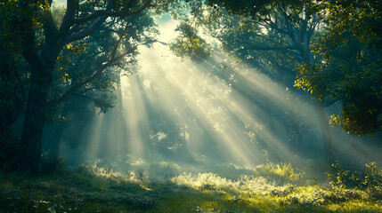  foggy forest morning