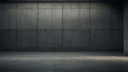 Concrete wall that is empty