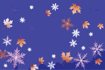 Design four seasonal backgrounds showcasing vibrant autumn leaves, snowy winter scenes, blooming spring flowers, and summer sunshine.  High resolution, vector format preferred.