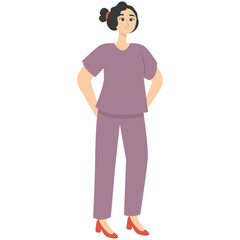 People Medical Staff Illustration. World Pharmacist Day Celebration. Flat Vector Character