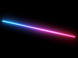 Neon Line, Pink and Blue Light Streak