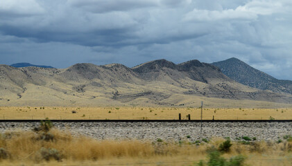 Mountains of New Mexico Desert