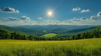 View of a sunny day in Germany