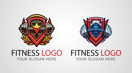 Fitness Gym logo design template, design for gym and fitness club. eps file