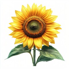 Vibrant Sunflower Blossom Summer Flower Nature Photography Floral Botany Closeup