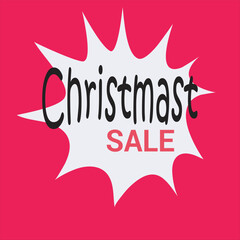 Christmast shopping discounts sale banner