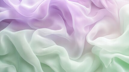 Obraz premium A dreamy abstract background featuring soft dusty lavender and sage green hues, softly flowing into each other
