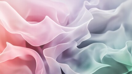 Obraz premium A dreamy abstract background in light dusty pastel colors, featuring soft pink, lilac, and mint green gradients