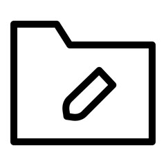 Folder Thin Icon