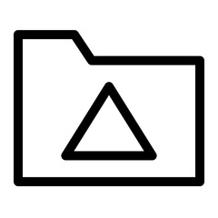 Folder Thin Icon