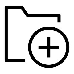 Folder Thin Icon