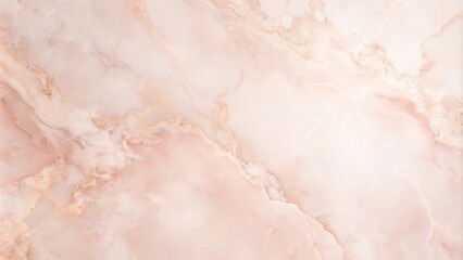 Elegant Blush Pink Marble Texture with Subtle Gold Veining for Design Projects