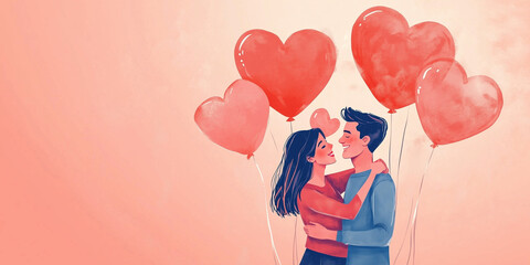 Woman Holding Red Heart as Symbol of Love Compassion and Kindness for Valentine’s Day






