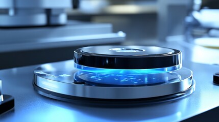 High-Tech Laboratory Equipment Displaying Advanced Technology with Illumination and Sleek Design for Scientific Research and Experimentation