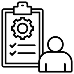Accountability Outline Icon