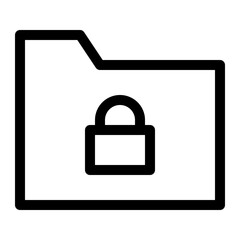 Security Thin Icon