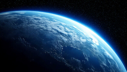 Obraz premium 宇宙 地球 Sunrise over earth Generative AI 