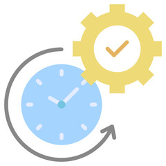 Efficiency Flat Icon