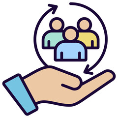 Inclusion Outline Color Icon