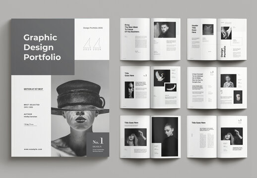 Graphic Design Portfolio Proposal Layout