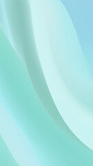 Soft and airy abstract mobile background with a vertical light teal wave.