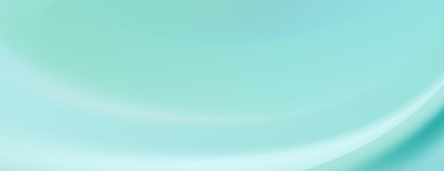 Subtle and airy abstract banner with a soft light teal gradient.