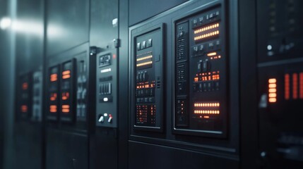 Control Room with Digital Interface for Renewable Energy