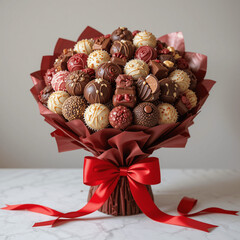 a bouquet of chocolates 