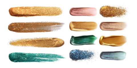 Colorful Transparent Texture Swatches for Design Projects