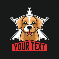 Vector Clip Art Animal Illustration Dog Vector