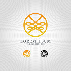 initial letter S logo. luxurious logo template