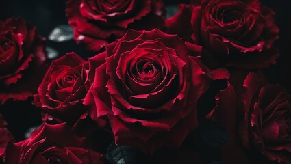 Romantic Beautiful roses background for valentines, wedding, couples