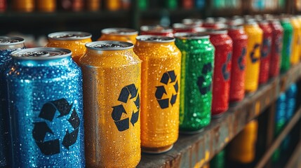 Consumerism impact - critical of overconsumption, highlighting the necessity for waste reduction, recycling, and sustainable practices, advocating for environmental protection, eco conscious choices.