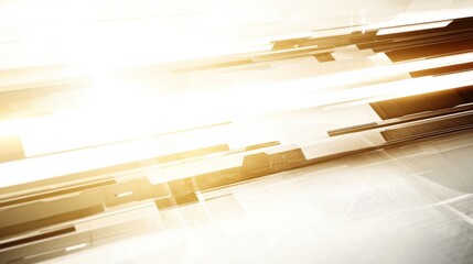 Bright High-Tech Background with Clean Lines and Innovation