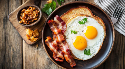 Southern Breakfast Biscuits Gravy Eggs Bacon Grits Coffee