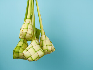 Ketupat or rice dumpling is a local delicacy during the festive season